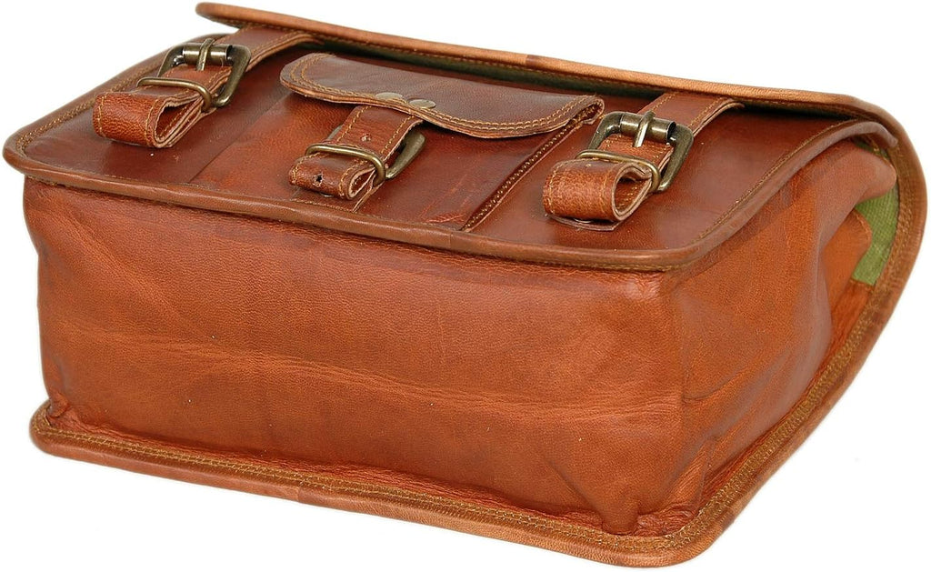 Birla Cart craft Leather Bike Panniers Bicycle Handlebar Bag